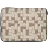 Blok - Patroon - Bruin laptophoes neopreen klein 279 -zkaufland3dotto
