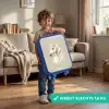 Eenhoorn in neutrale kleuren Kinderkoffer - Blauw klein -sfeer2_NL