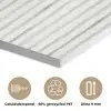 Aquarel - Strepen - Horizontaal - Grijs PET vilt klein 837 -closeup_NL