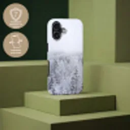 Bos - Sneeuw - Winter - Natuur - Wit Toughcase MagSafe Apple iPhone 17 klein -USP_PrintM_FR