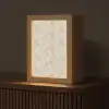 Lichtbeige - Marmer - Aders Light Box met kabel (Tafellamp) klein 925 -z3d_website
