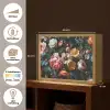 Vintage - Kleurrijk - Bloemen - Modern Light Box met batterij (Wandlamp) middel -USP_websiteoverzichtNL