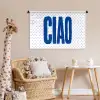 Ciao - Blauw - Stippen Wandkleed katoen middel -wsfeer5_kind