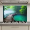 Brug - Water - Rivier - Bos keuken achterwand spatscherm klein -3d_website