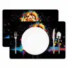 Leeuw - Kleurrijk - Spetters Placemat vinyl groot -zzsfeer2_Kitchenyeah-website