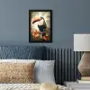 Toekan - Vogel - Bloemen - Planten fotolijst zwart zonder passe partout klein -sfeer3