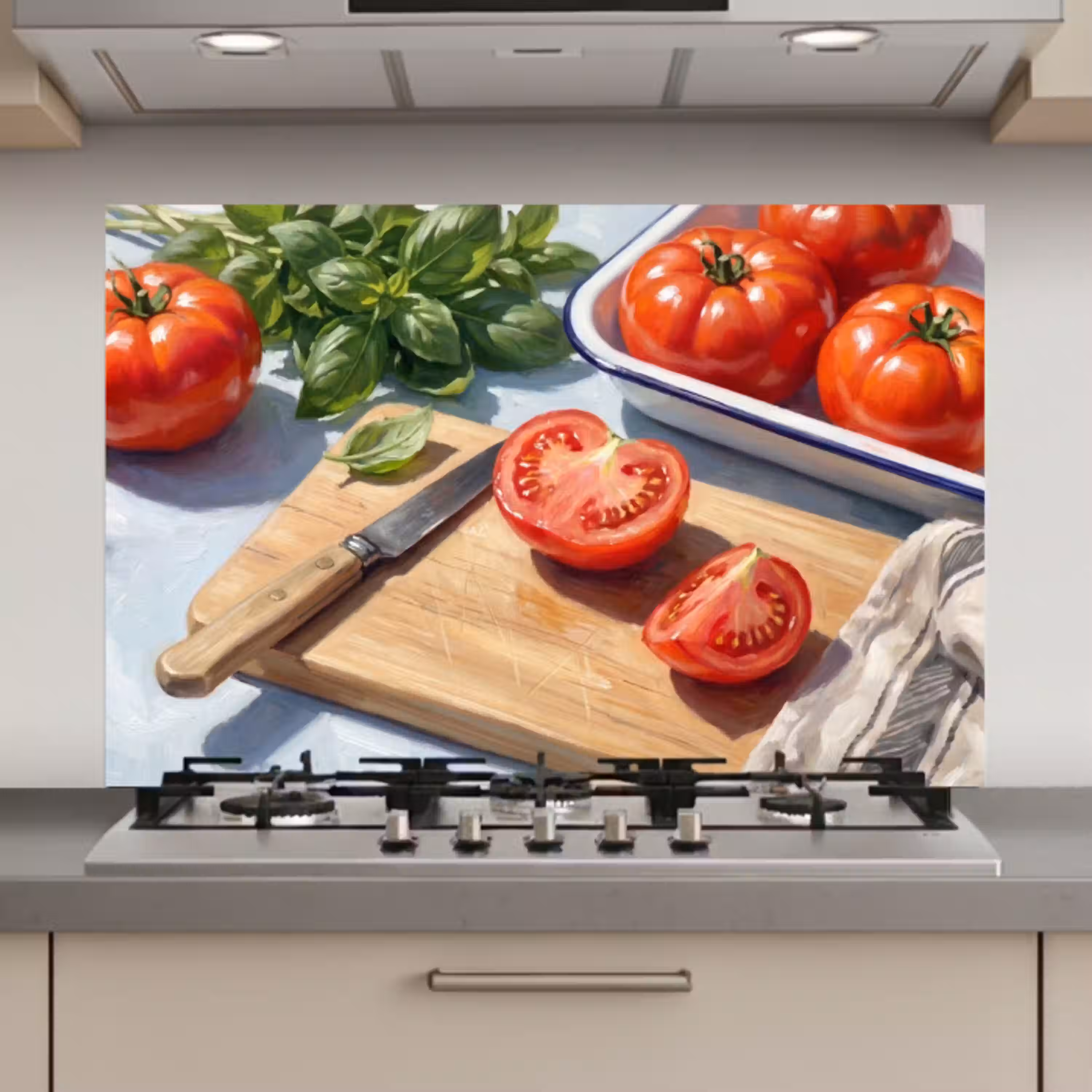 Eten - Keuken - Ingrediënten - Stillleven - Rood keuken achterwand spatscherm klein -3d_website