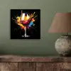 Wijn - Glas - Graffiti - Borrel - Rood - Verf aluminium wit klein -sfeer2