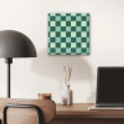 Schaakbord - Klassiek - Groen aluminium wit klein 46 -sfeer5
