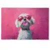 Pink - Hond - Bubbel Deurmat klein -zkaufland3d