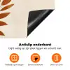 Vormen - Rond - Bladeren - Beige Inductie beschermer vinyl 3mm klein -zzzzzzz-td-onderkant