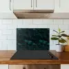 Vloeiend - Verf - Donker keuken achterwand spatscherm klein 900 -sfeer2