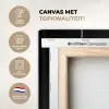 Goud - Vis - Haak - Zwart KitchenYeah - Keuken - Canvas klein -zcloseup