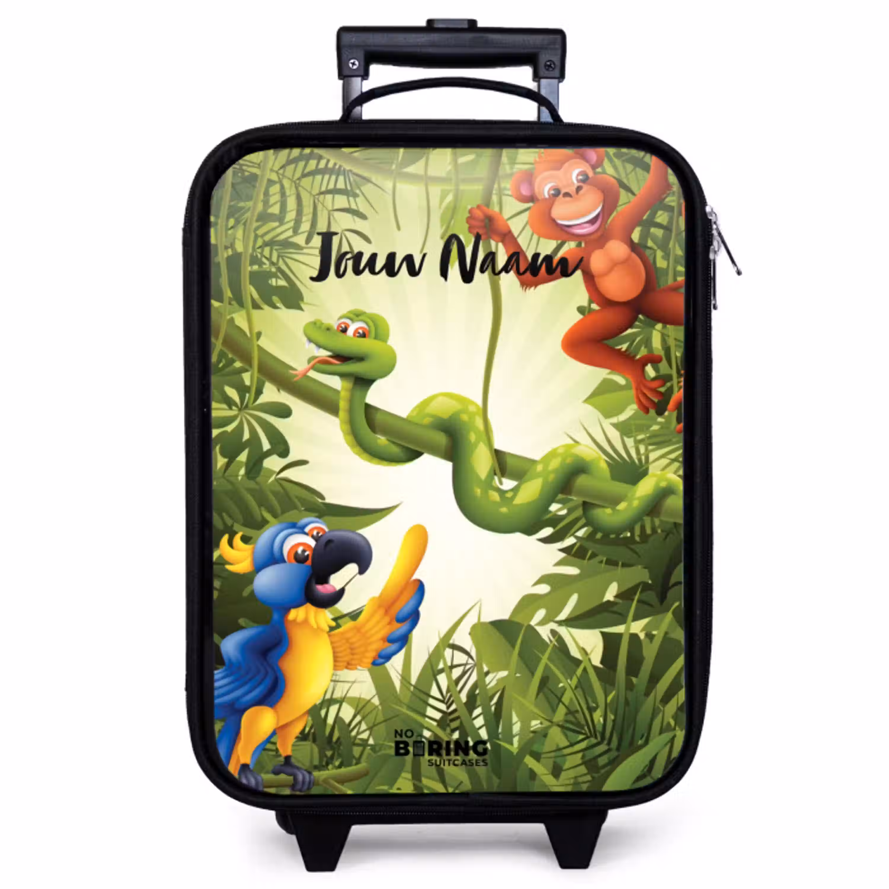 Jolige jungle Kinderkoffer - Zwart klein -zzz_website3d