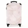 Marmer - Zachtroze Marmer NBS - Handbagage koffer - Kinderen Unisex middel -productfoto_recht