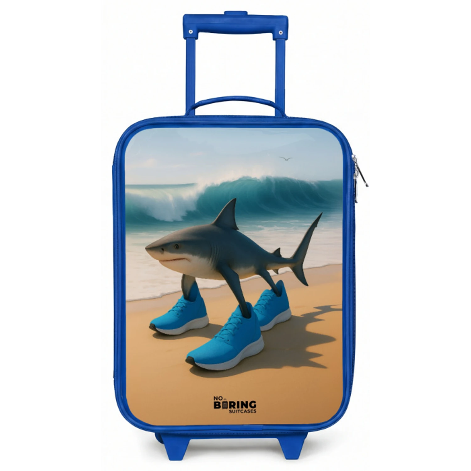 Tralalero tralala Kinderkoffer - Blauw klein -zz3dotto