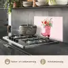 Cowboylaarzen - Roze - Boeket - Bloemen keuken achterwand spatscherm klein -usp_NL