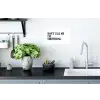 Tekst - Modern - Zwart - Wit Muursticker klein -keuken