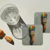 Verf - Kwast - Schilderij onderzetter kurk middel -sfeer4