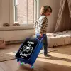 Born to game met controller Kinderkoffer - Blauw klein -sfeer1