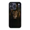 Leeuw - Goud - Druppels Telefoonhoesje iPhone 17 Pro klein -3d