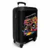 Radio met kleurrijke verf NBS - Handbagage koffer - Unisex middel -productfoto_3d