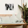 Buldog - Zwart - Abstract - Vlakken tuinposter los doek klein -sfeer7