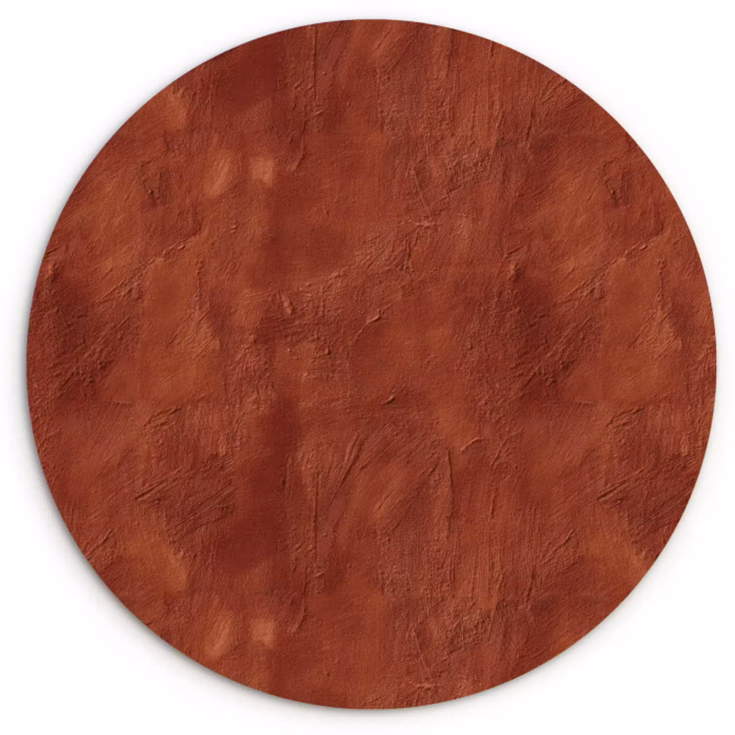 Stucwerk - Textuur  - Terracotta Wandcirkel kunststof plaat 5mm dik klein 188 -3d