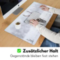 Rendier - Gewei - Toendra - Sneeuw - Wild Muismat XXL klein -ysfeer3_duits