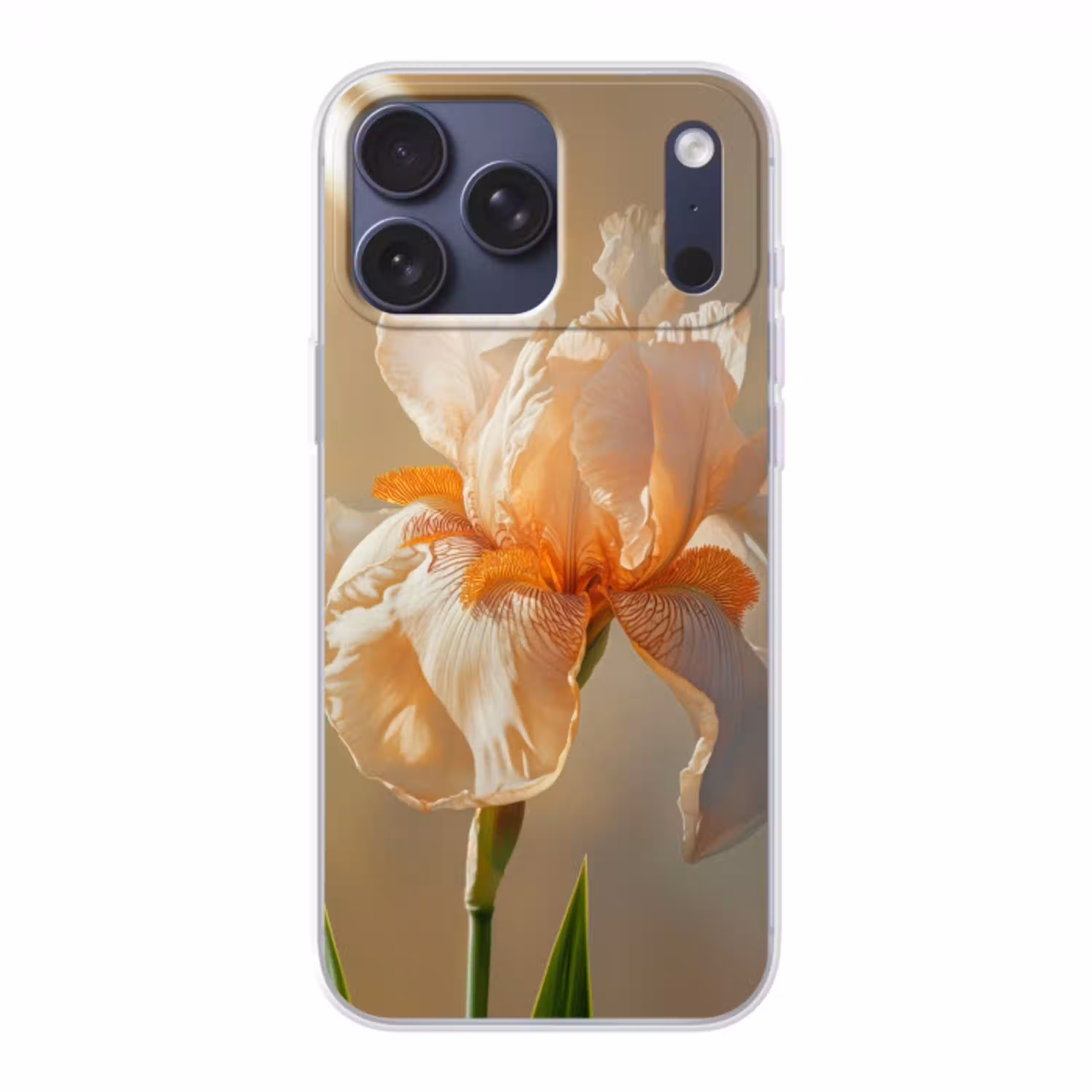 Close up - Oranje - Iris Telefoonhoesje iPhone 17 Pro Max klein -3d