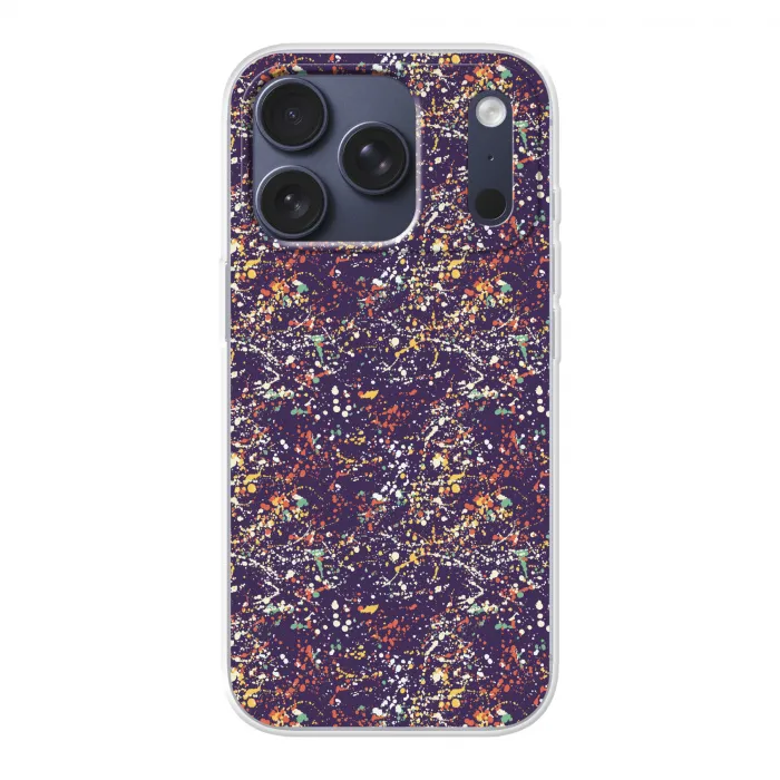 Spat - Abstract - Stippen Telefoonhoesje iPhone 17 Pro klein 878 -3d