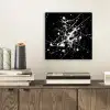 Verfspatten - Wit - Abstract - Explosie aluminium wit klein -sfeer1