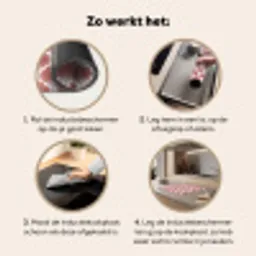 Waaier - Motief - Terra Inductie beschermer vinyl 3mm middel 274 -sfeer9