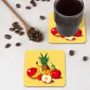 Fruit - Illustratie - Kleurrijk onderzetter kurk middel -sfeer2