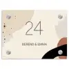 Abstract - Verfspetters - Klassiek Naambord Rechthoek middel -3d