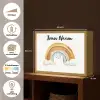 Regenboog - Pastel kleuren Light Box met batterij (Wandlamp kind) middel -USP_websiteoverzichtNL