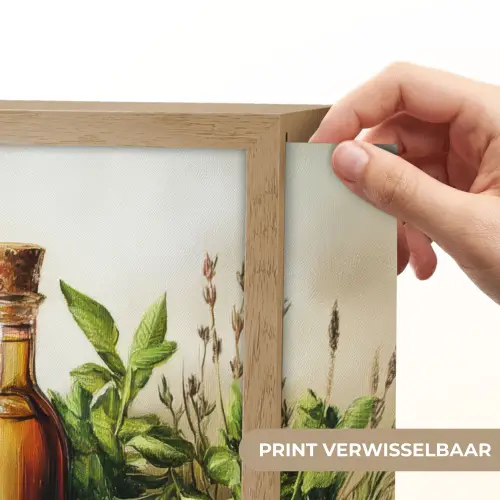 Stilleven - Kruiden - Specerijen - Fruit - Kleurrijk Light Box met batterij (Wandlamp) middel -USP_websiteprintNL