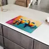 Vogels - Kleurrijk - Tak - Abstract Inductie beschermer vinyl 3mm klein -sfeer8