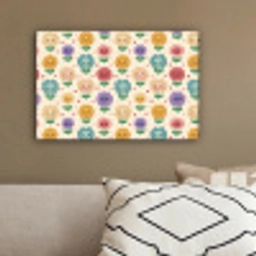 Bloemen - Hartjes - Kleurrijk canvas 2cm klein 34 -sfeer3