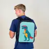Dinosaurus - Blauw - Zonnebril Rugzak - Zwart middel -sfeer8
