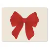 Strik - Symmetrisch - Rood - Lint muismat rubber klein -3d