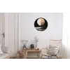 Maan - Cirkel - Goud Wandcirkel aluminium klein -woonkamer