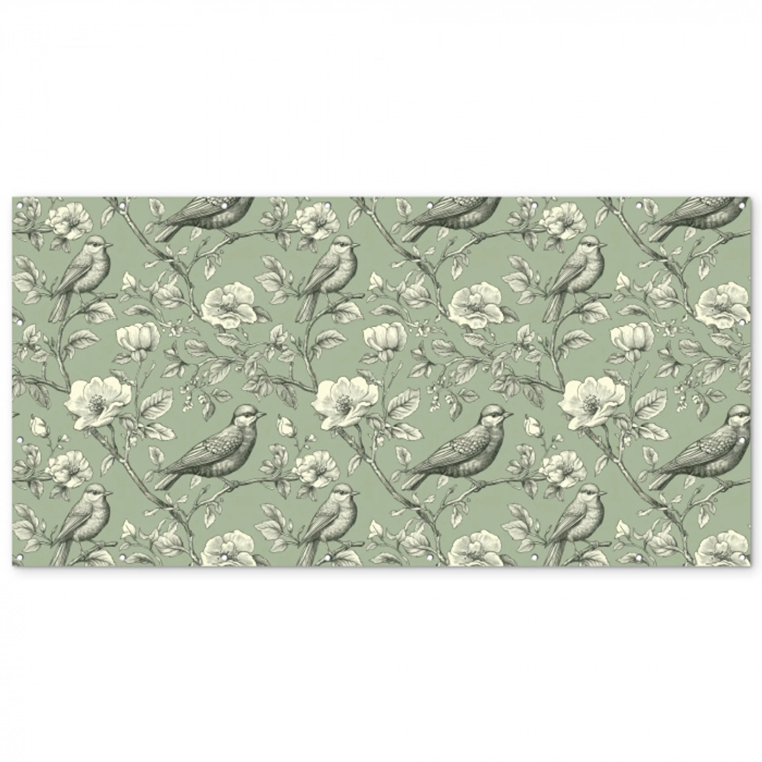 Klassiek - Botanisch - Groen Balkonbeschermer Duitsland klein 596 -zz_3d