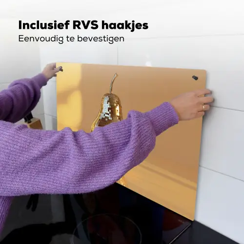 Goud - Disco - Glitter - Peer Inductie beschemer met haakjes klein -ky-ophangen-nl