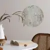 Beton  - Grijs - Muur Wandcirkel behangsticker klein 186 -sfeer3