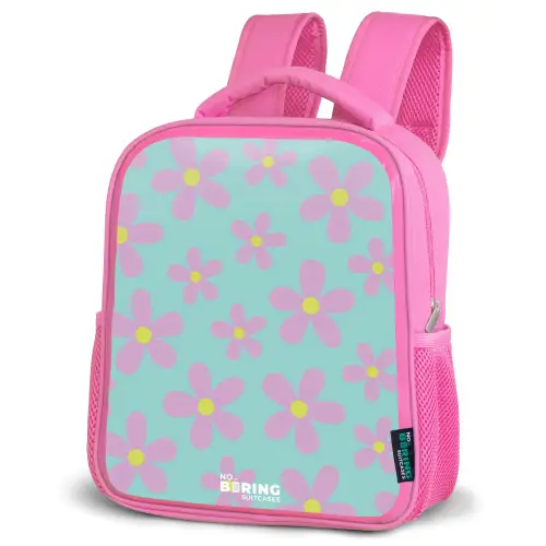 Madeliefjesmania mint Kinderrugzak - Roze middel -schuin