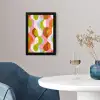 Abstract - Vormen - Roze fotolijst zwart zonder passe partout klein -sfeer4