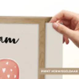 Hart - Rood - Minimalistisch Light Box met batterij (Wandlamp kind) middel -USP_websiteprintNL