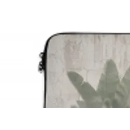 Bananenbladeren - Beton - Groen laptophoes neopreen klein -detail