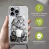 Kat - Bril - Mok - Pluizig Hoesje iPhone 16 Pro Max met koord klein -sfeer2_NL